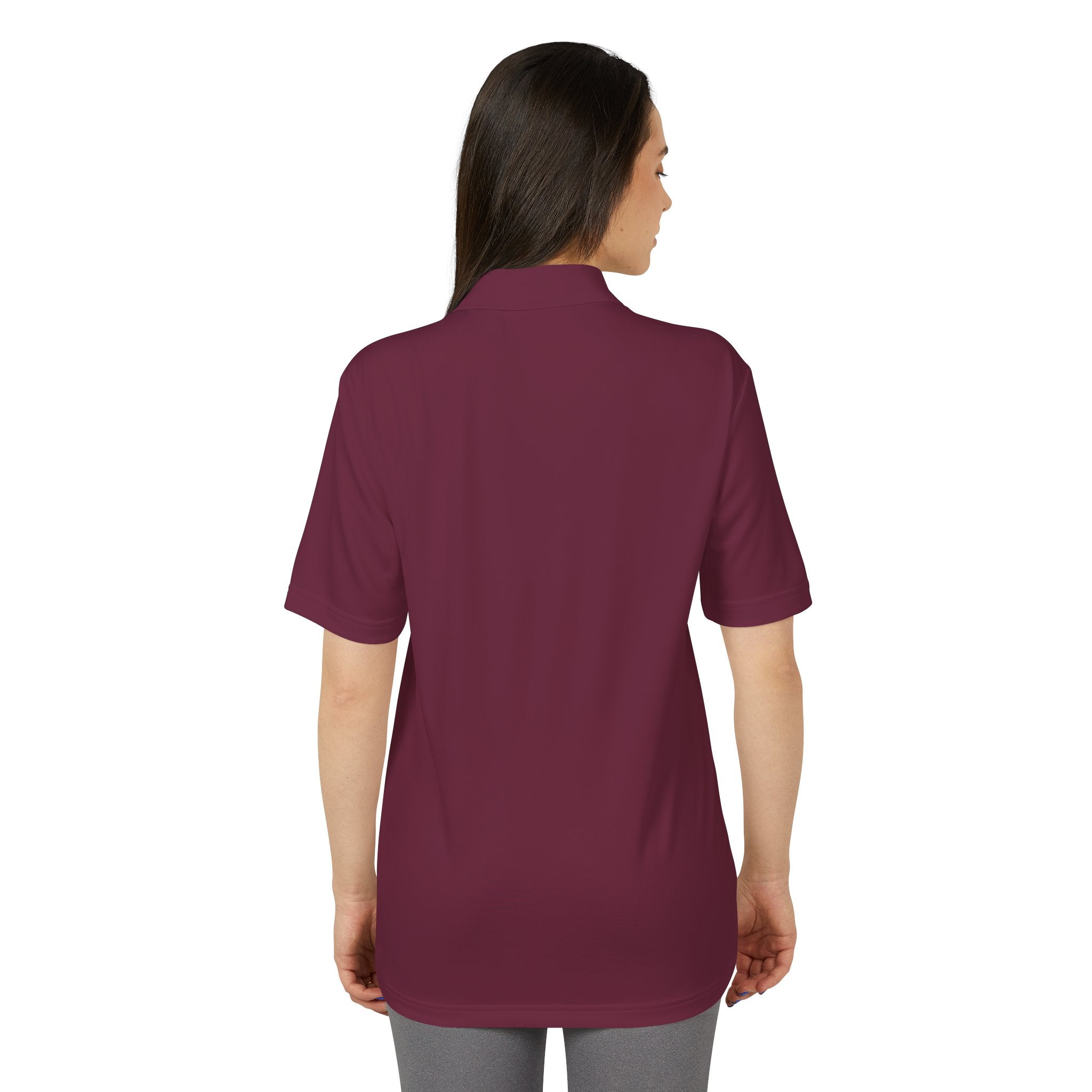Unisex Adidas Performance Polo - Embroidered (dark colors grey logo)
