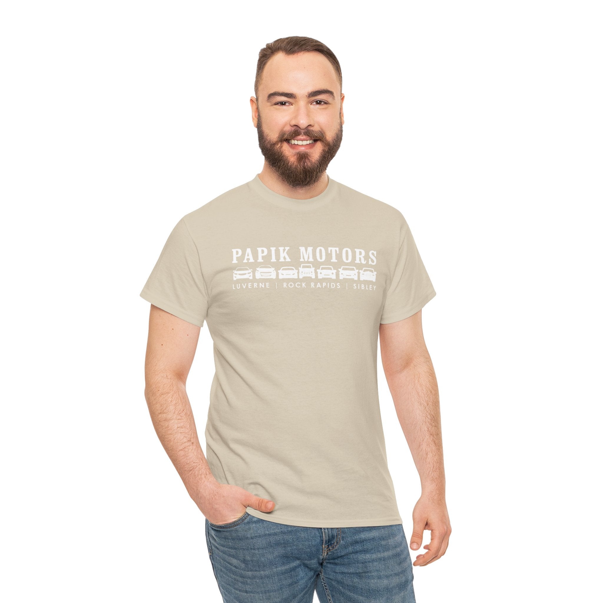 Horizontal Logo Papik T Shirt - Unisex