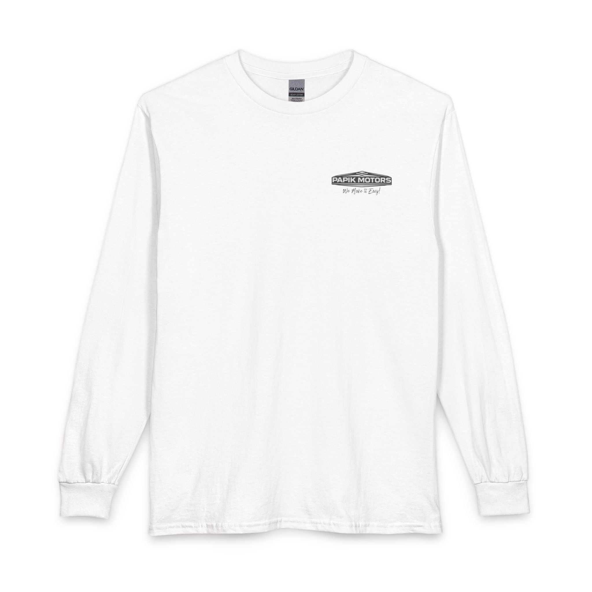 Long Sleeve Tee - Papik Motors Retro - We Make it Easy