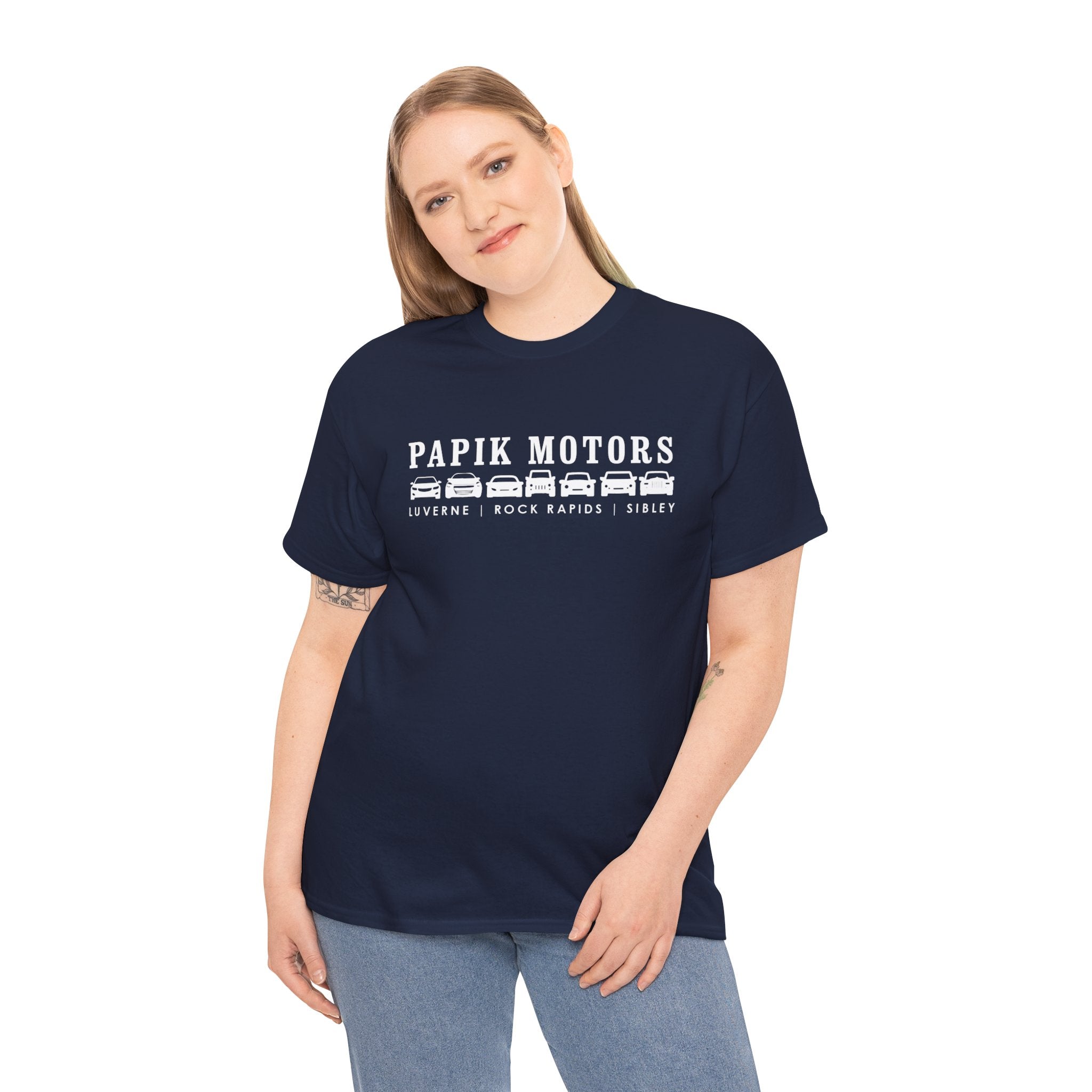 Horizontal Logo Papik T Shirt - Unisex
