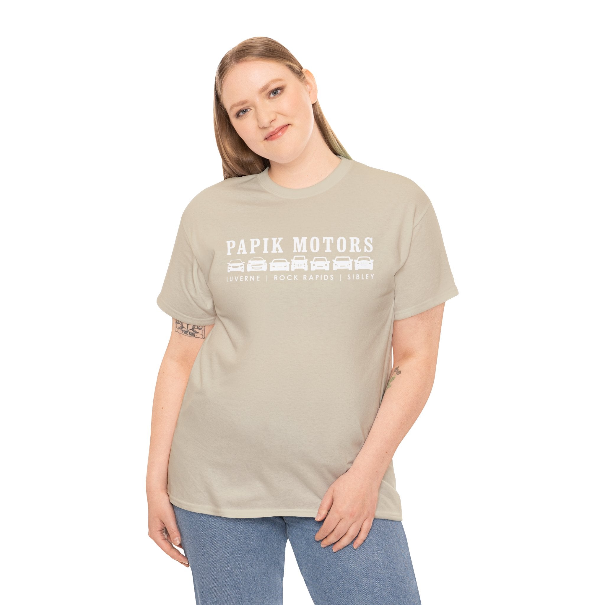 Horizontal Logo Papik T Shirt - Unisex