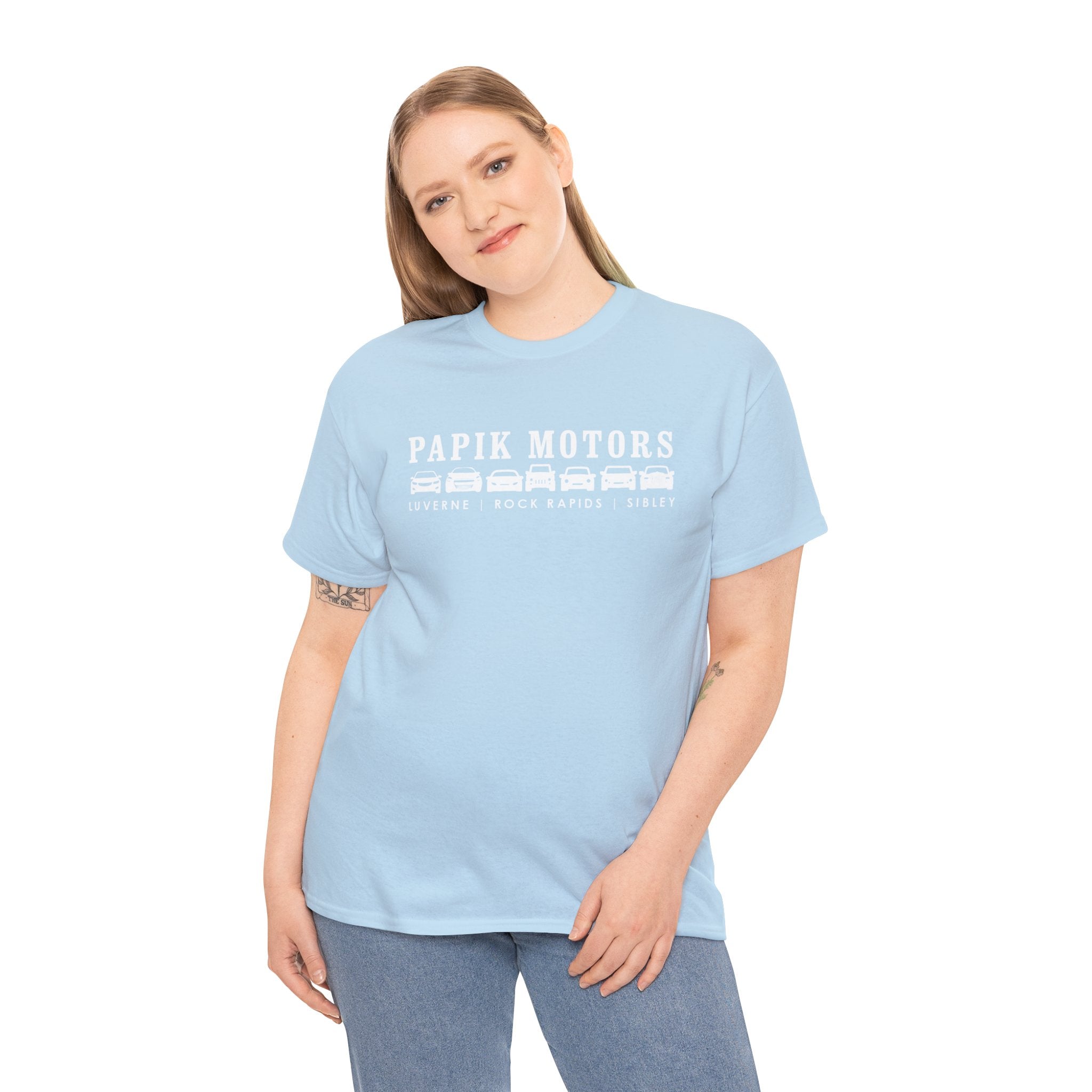Horizontal Logo Papik T Shirt - Unisex