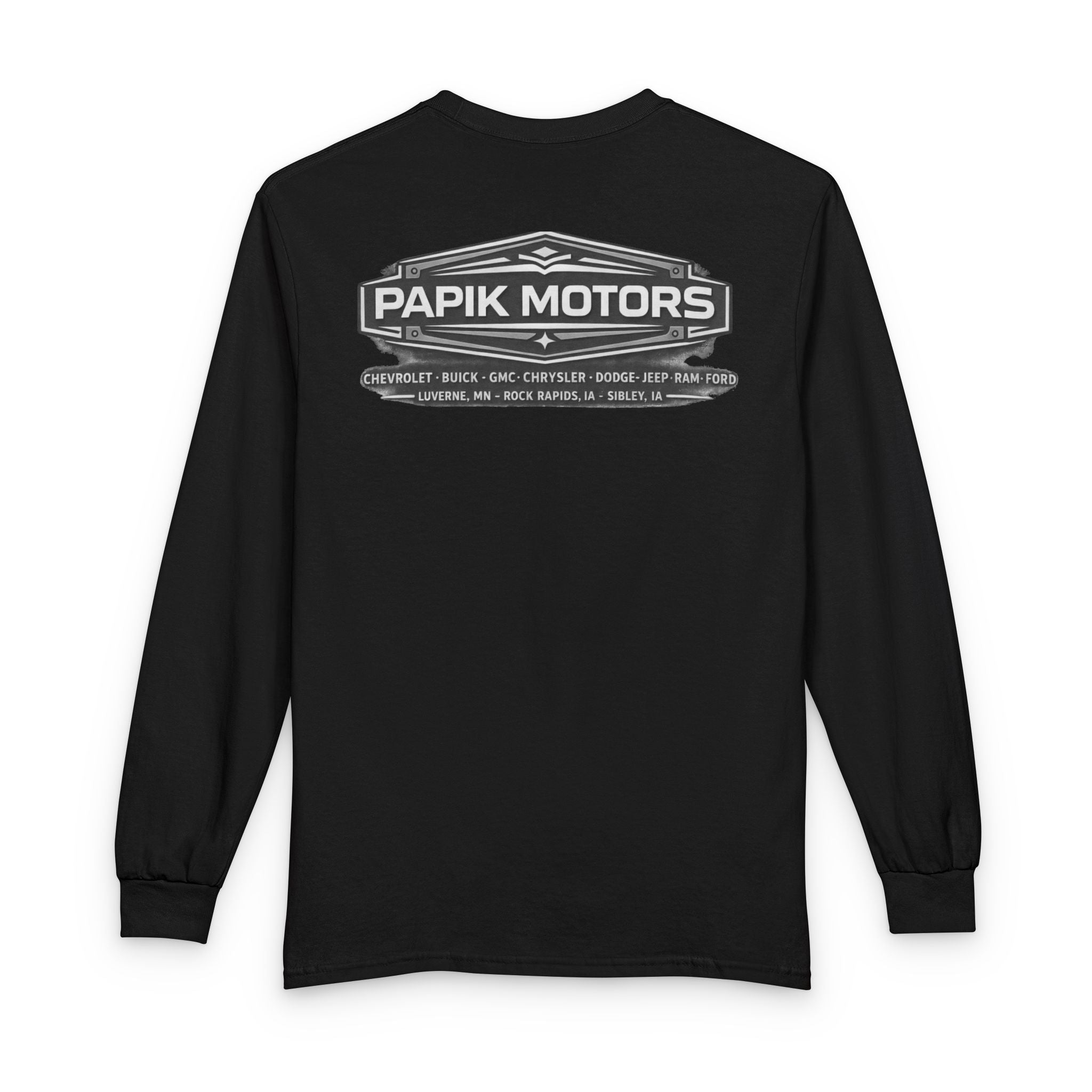 Long Sleeve Tee - Papik Motors Retro - We Make it Easy