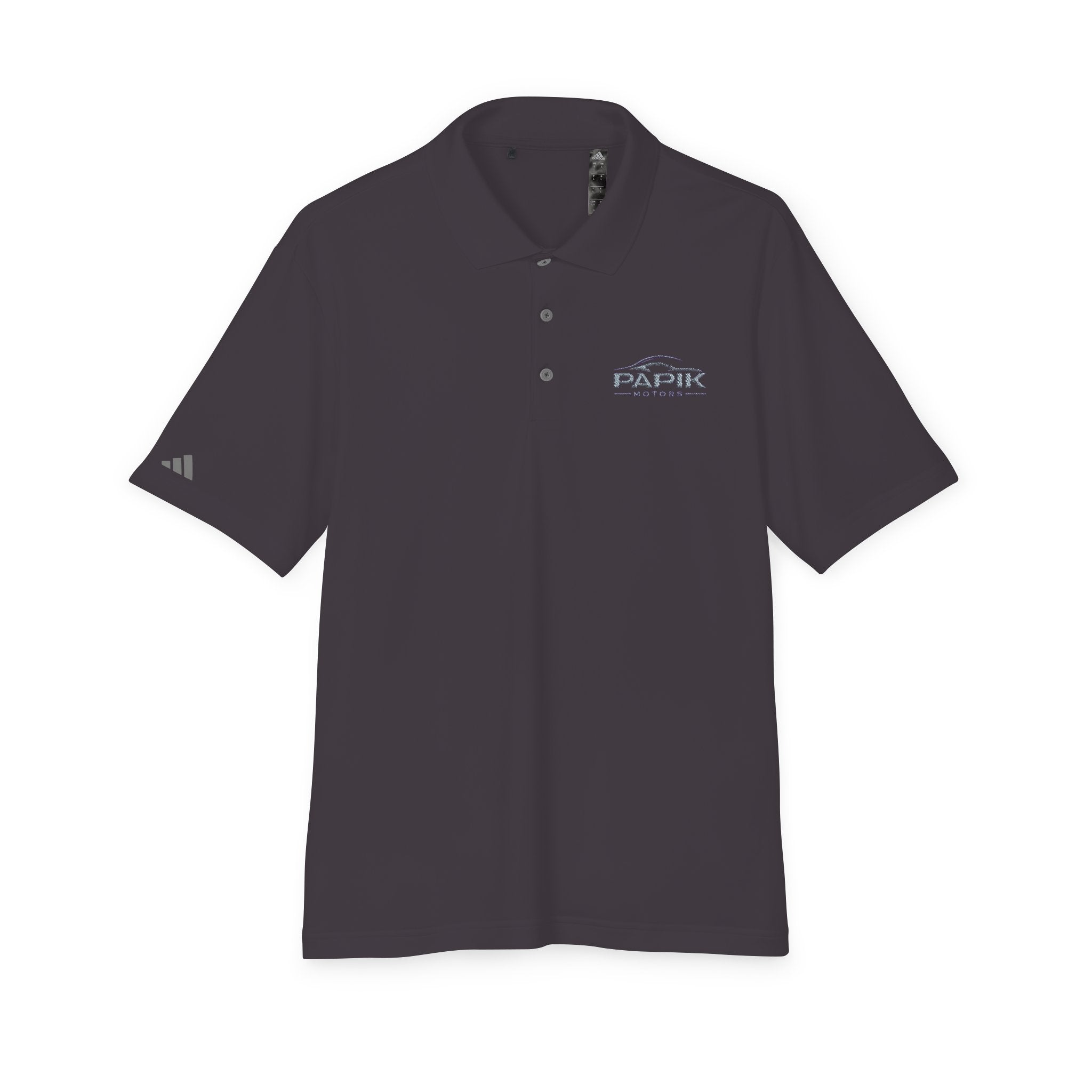 Unisex Adidas Performance Polo - Embroidered (dark colors grey logo)