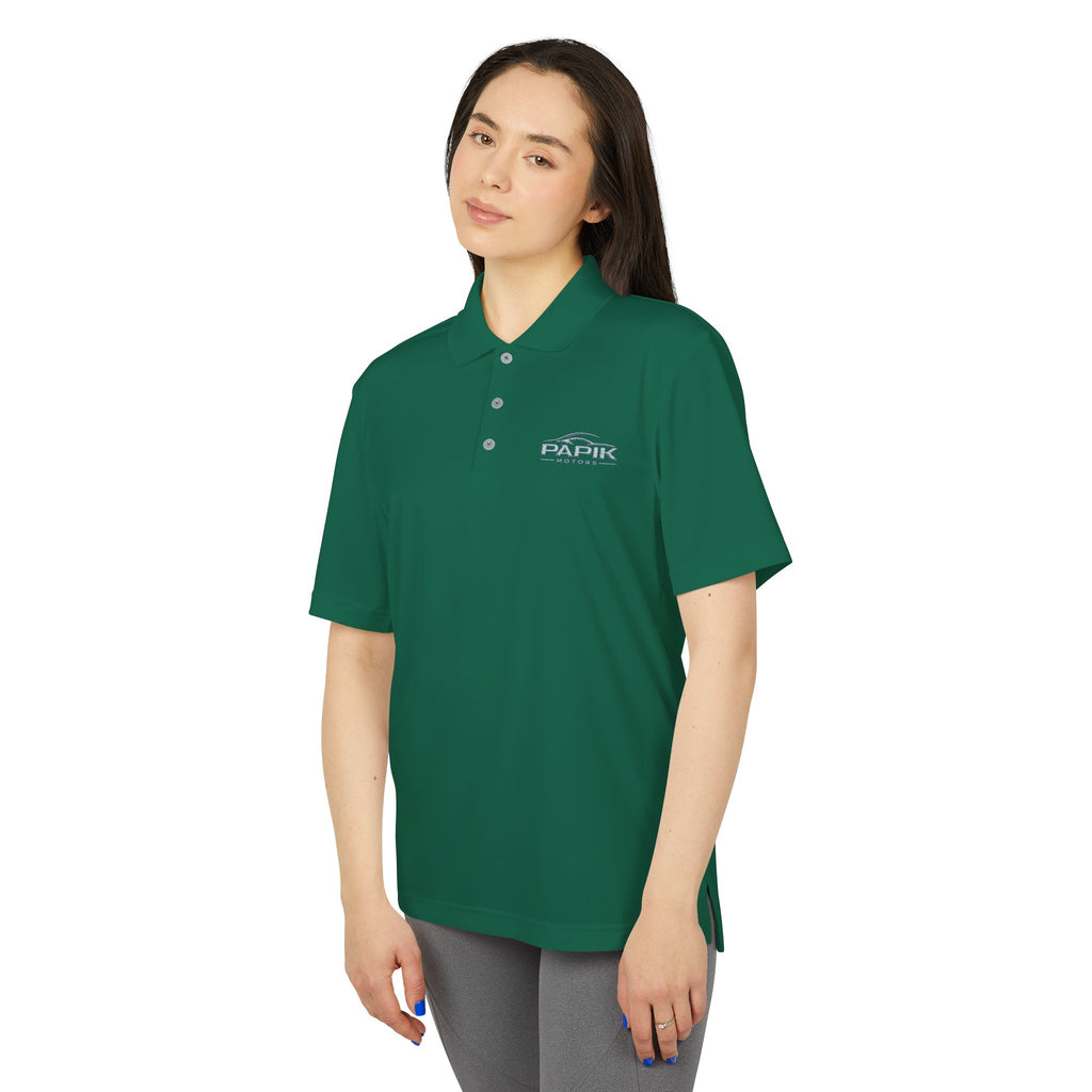 Unisex Adidas Performance Polo - Embroidered (dark colors grey logo)