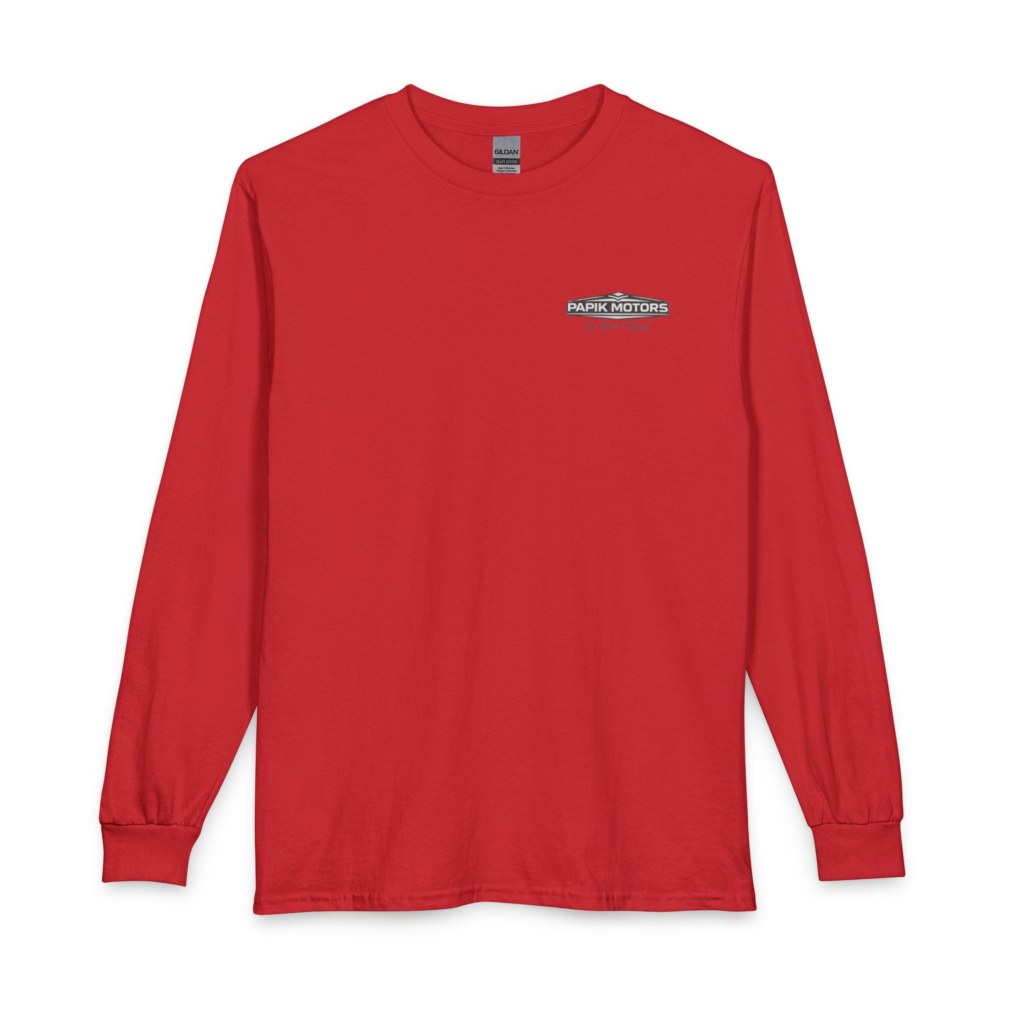 Long Sleeve Tee - Papik Motors Retro - We Make it Easy