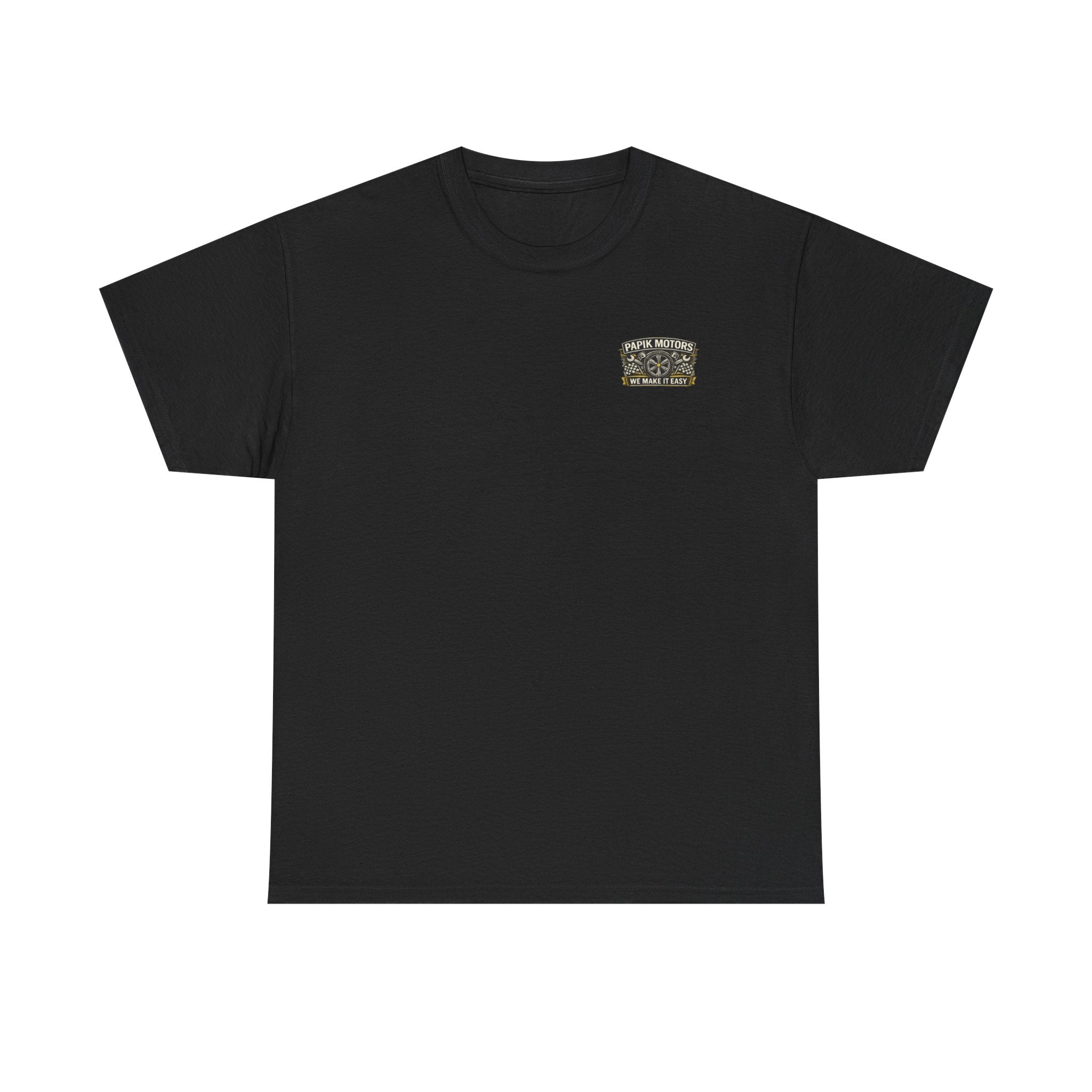 T‑Shirt — Papik Motors "We Make It Easy" Vintage Front and Back T