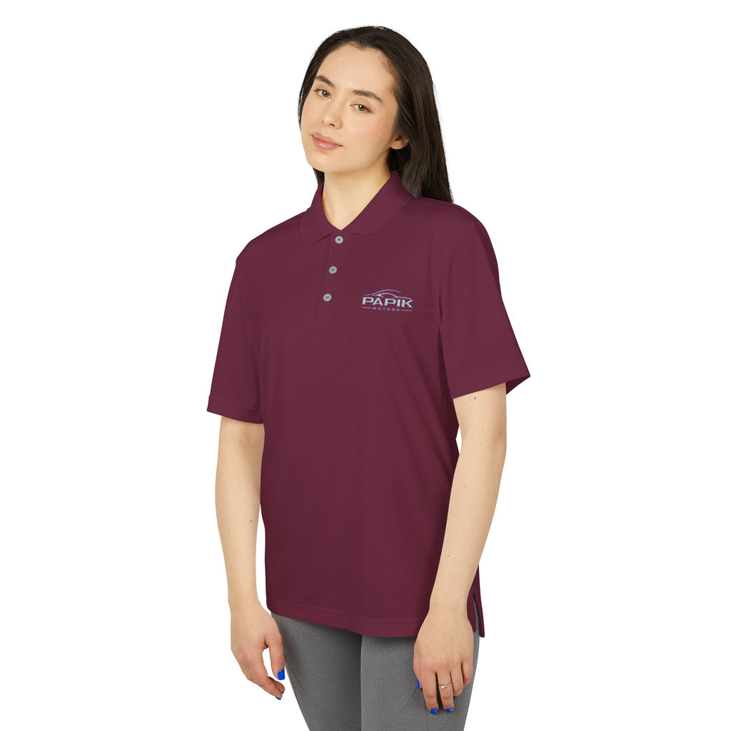 Unisex Adidas Performance Polo - Embroidered (dark colors grey logo)