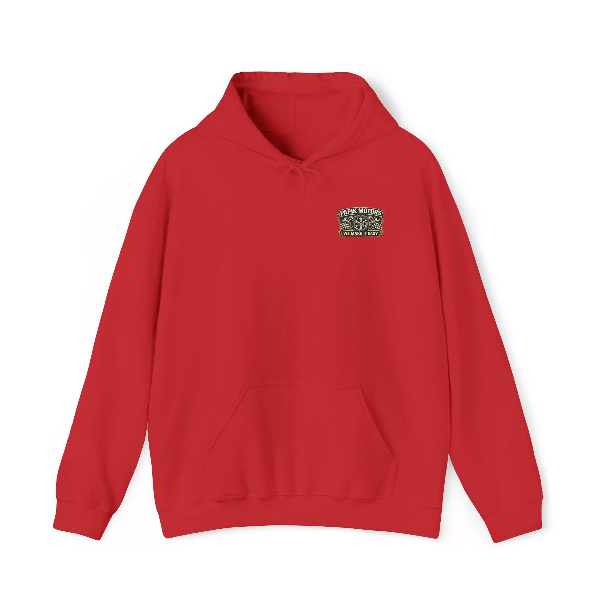 Unisex Hooded Sweatshirt - Heavy Blend - Wheel Design