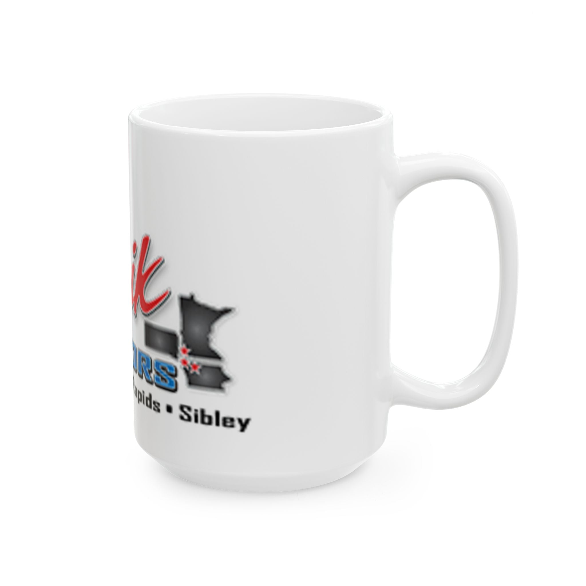 Papik Motors Logo Ceramic Mug — Branded 15oz Coffee Cup