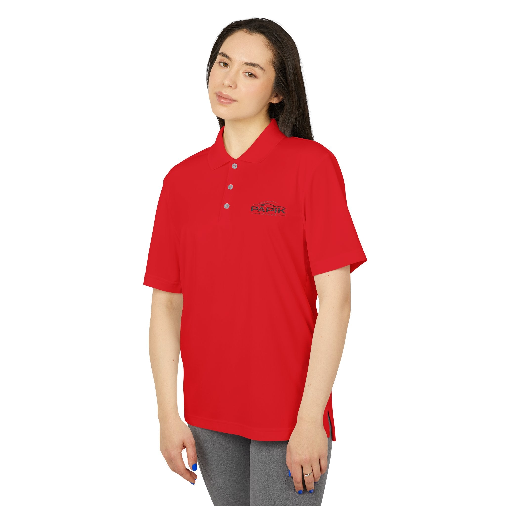 Unisex Adidas Performance Polo - Embroidered (bright colors, Black Logo)