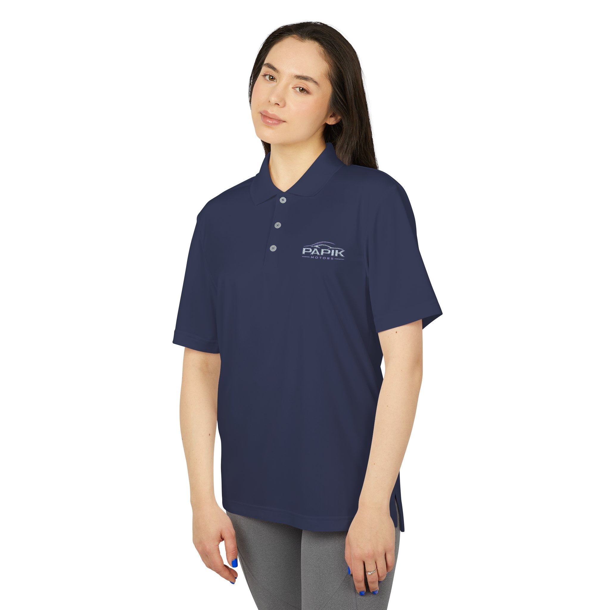 Unisex Adidas Performance Polo - Embroidered (dark colors grey logo)