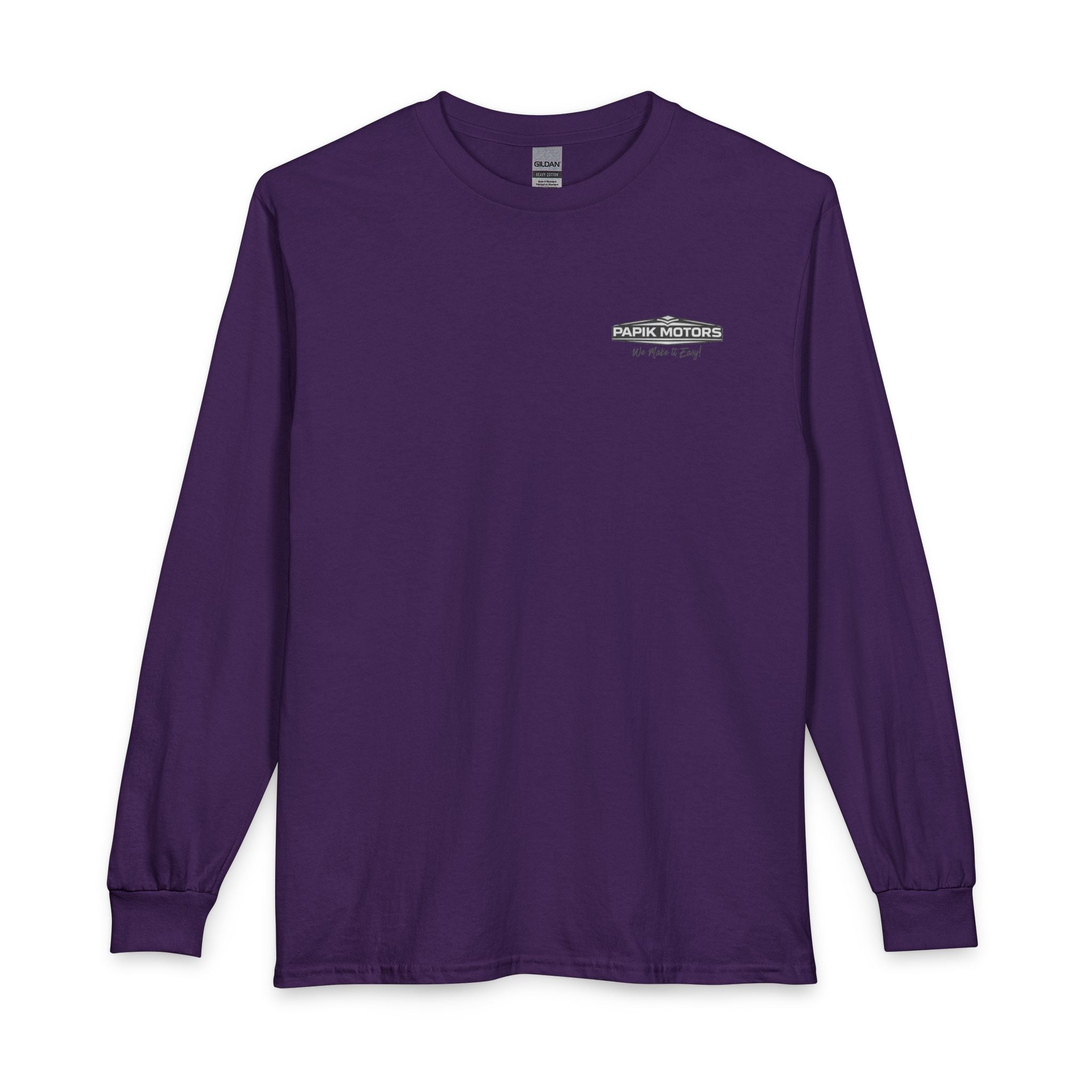 Long Sleeve Tee - Papik Motors Retro - We Make it Easy