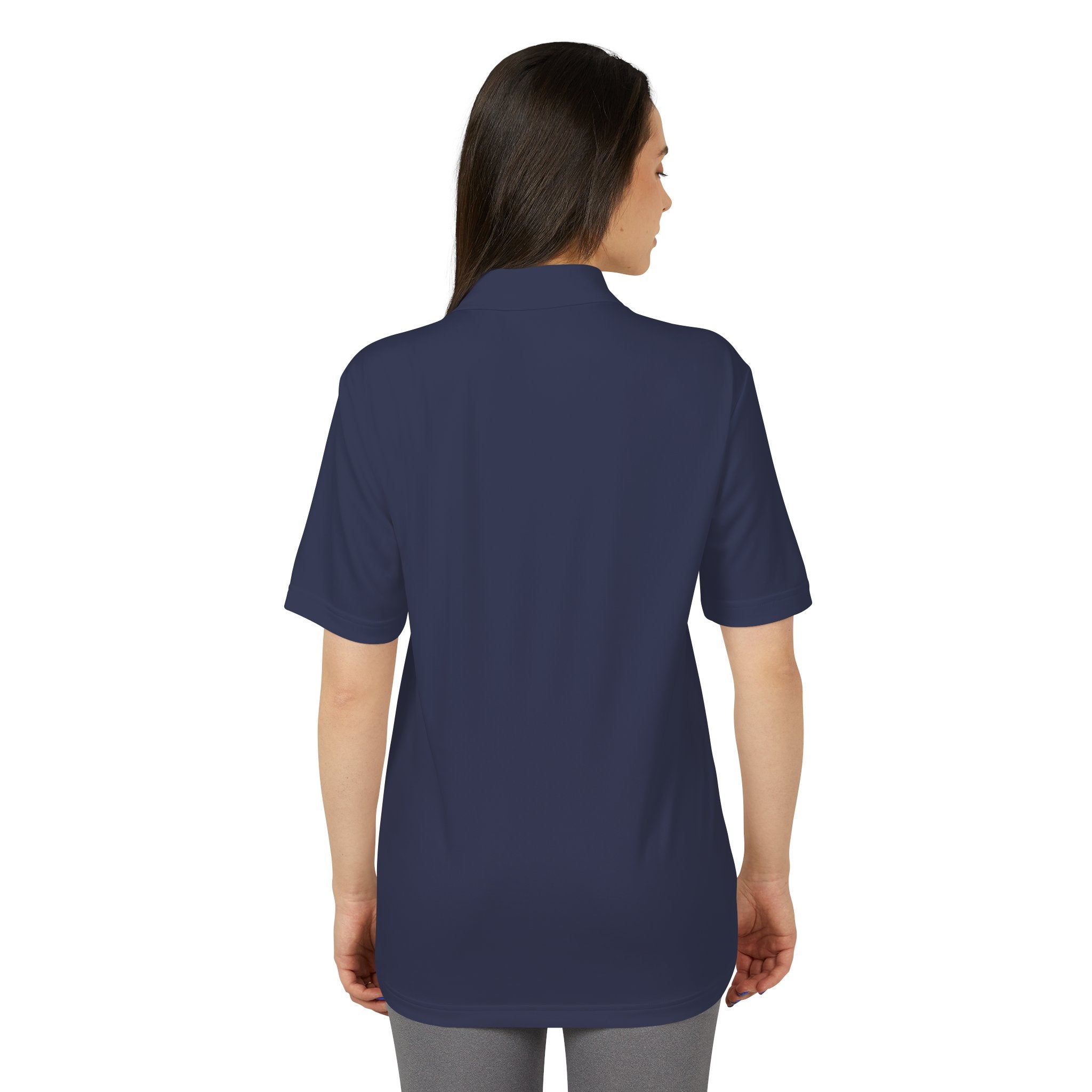 Unisex Adidas Performance Polo - Embroidered (dark colors grey logo)