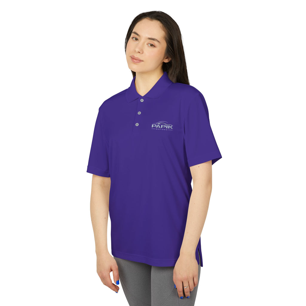 Unisex Adidas Performance Polo - Embroidered (dark colors grey logo)