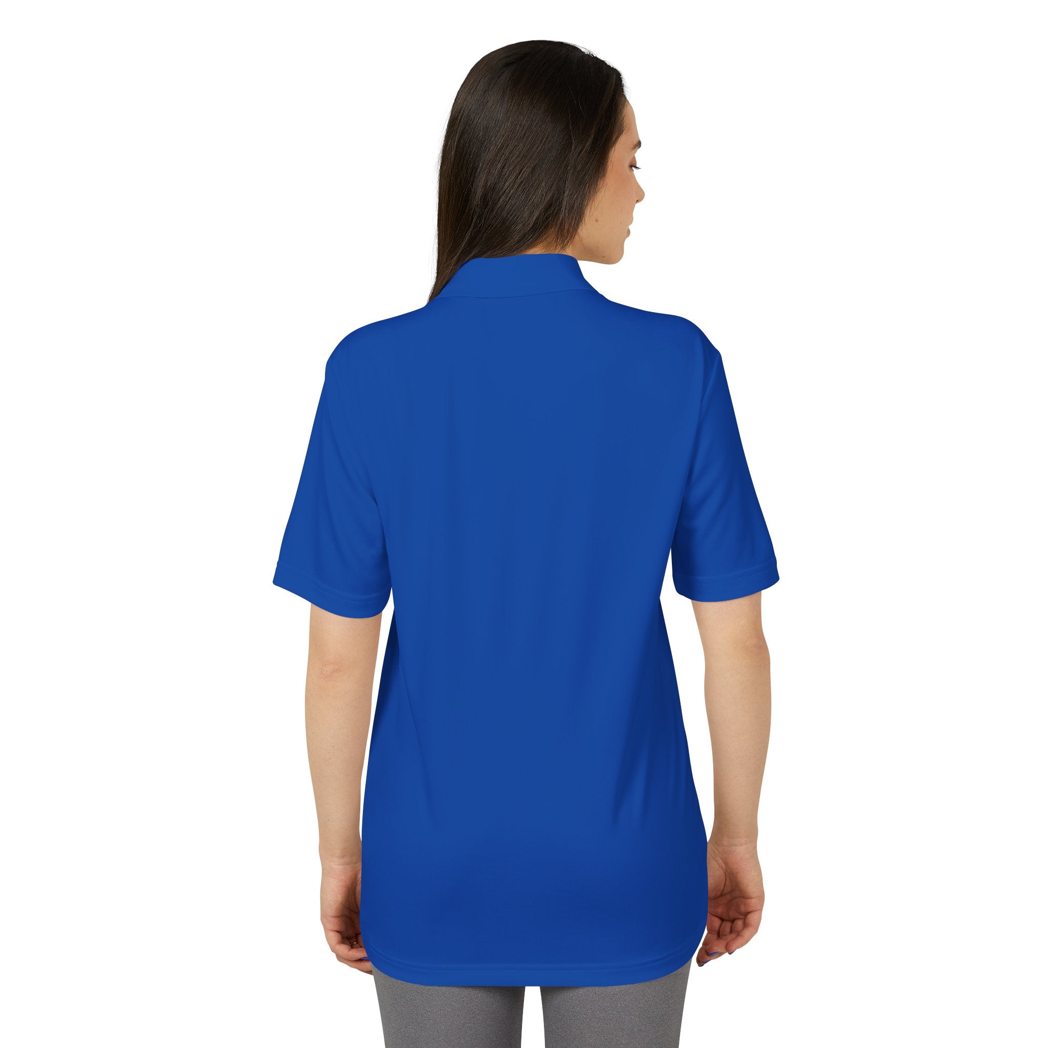 Unisex Adidas Performance Polo - Embroidered (dark colors grey logo)