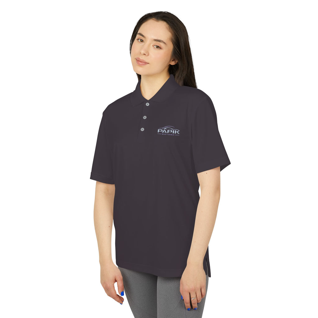 Unisex Adidas Performance Polo - Embroidered (dark colors grey logo)