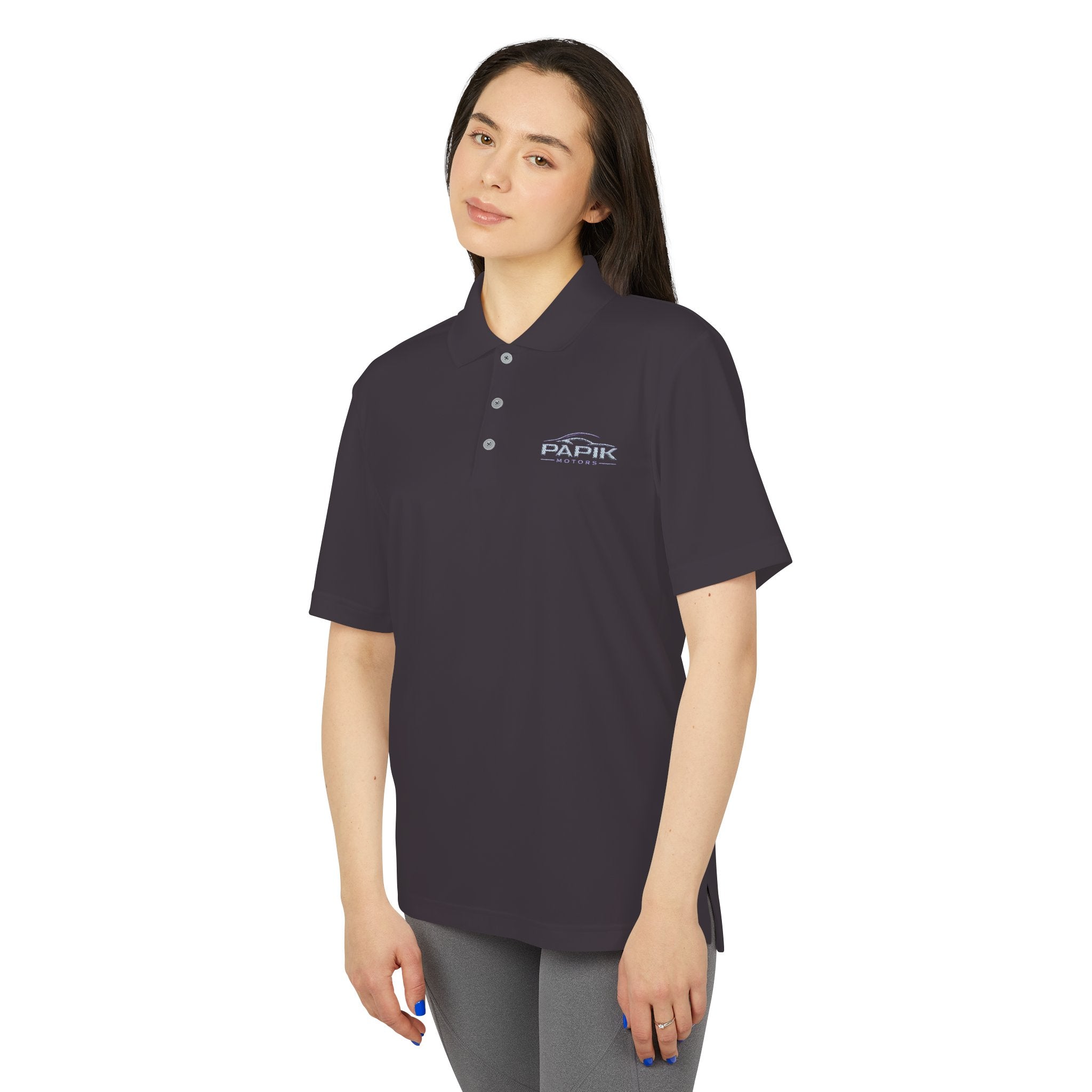 Unisex Adidas Performance Polo - Embroidered (dark colors grey logo)