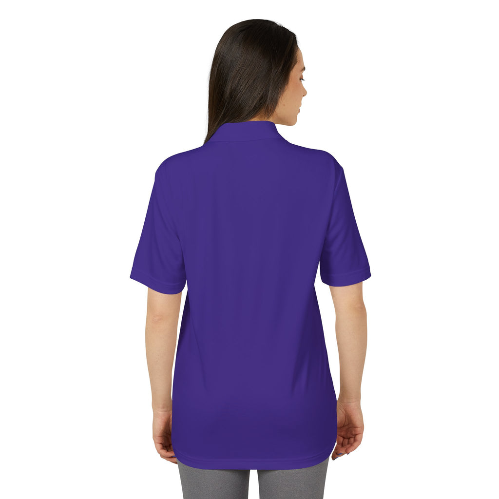 Unisex Adidas Performance Polo - Embroidered (dark colors grey logo)