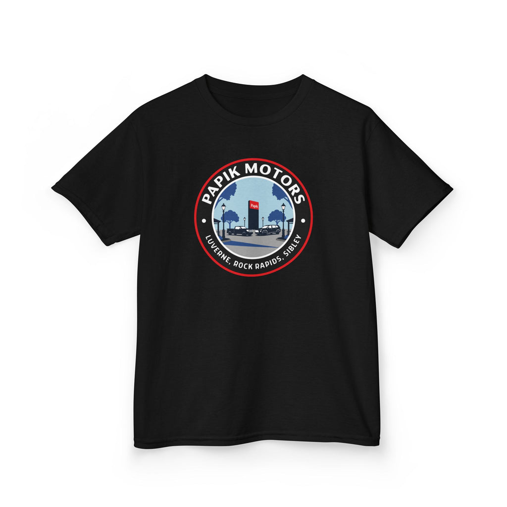 Kids Tee — Papik Motors Retro Car Logo