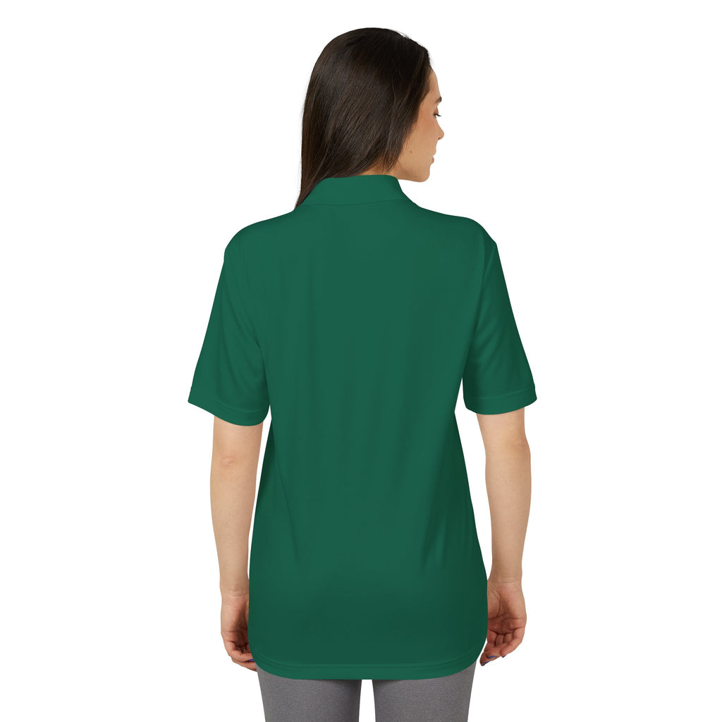 Unisex Adidas Performance Polo - Embroidered (dark colors grey logo)