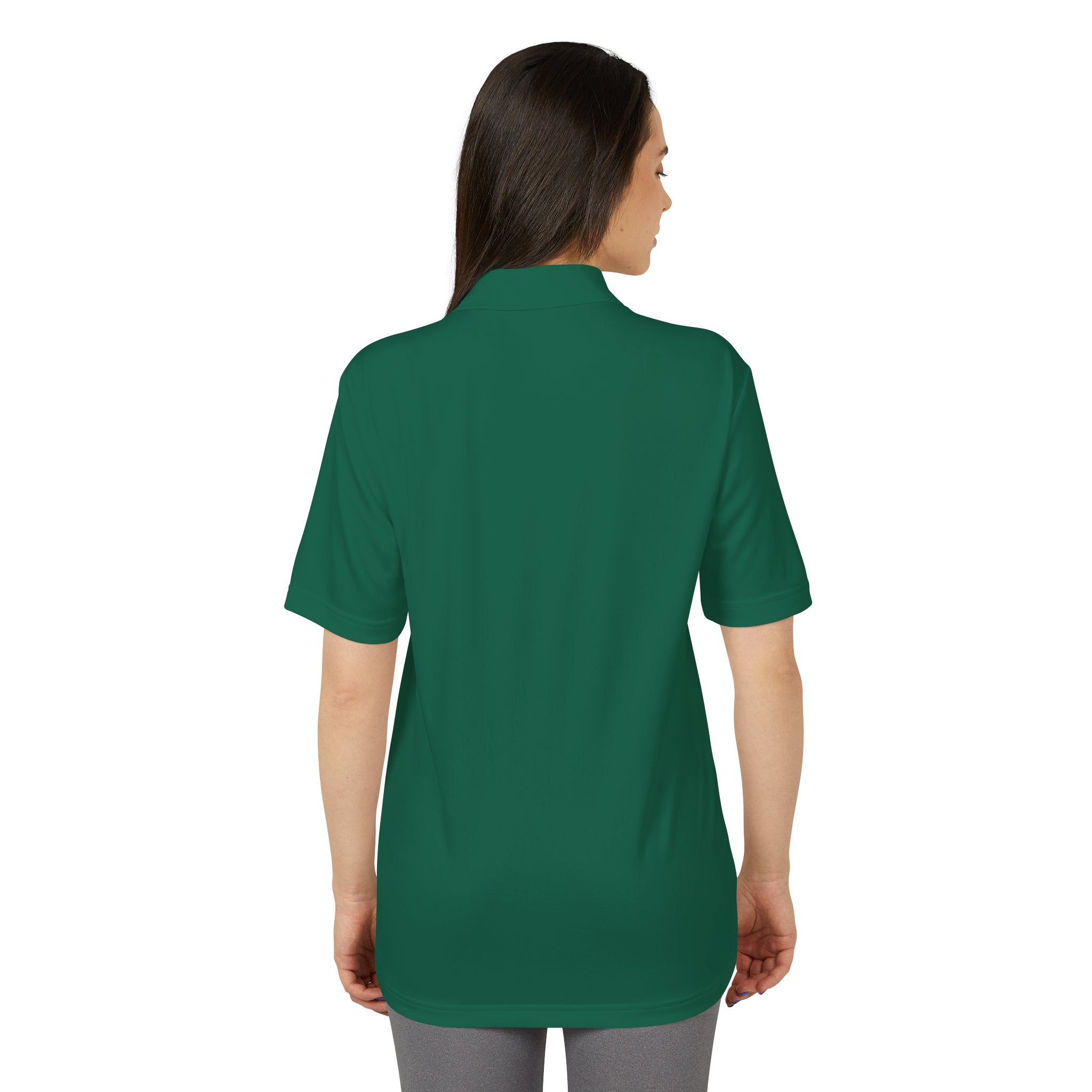 Unisex Adidas Performance Polo - Embroidered (dark colors grey logo)