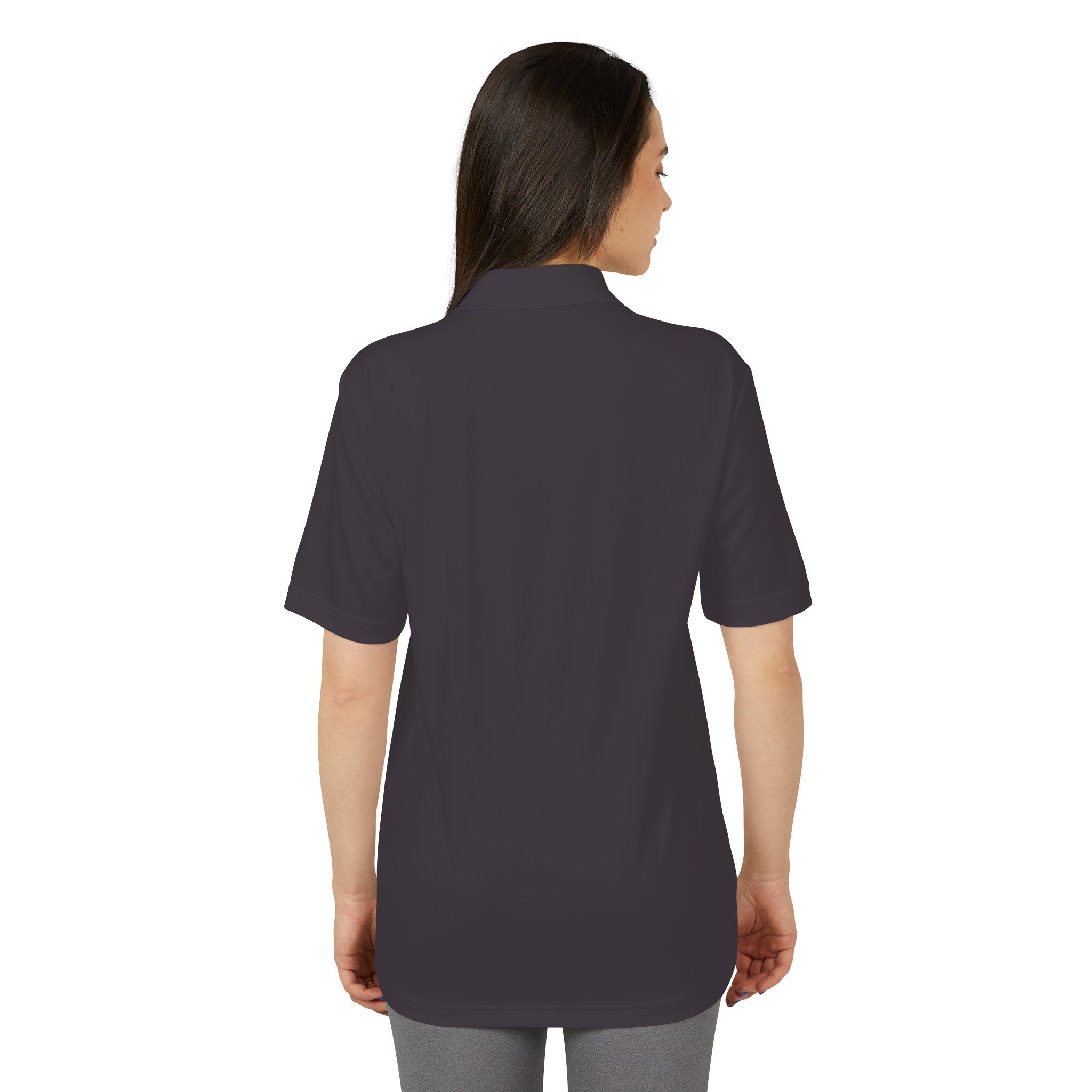 Unisex Adidas Performance Polo - Embroidered (dark colors grey logo)