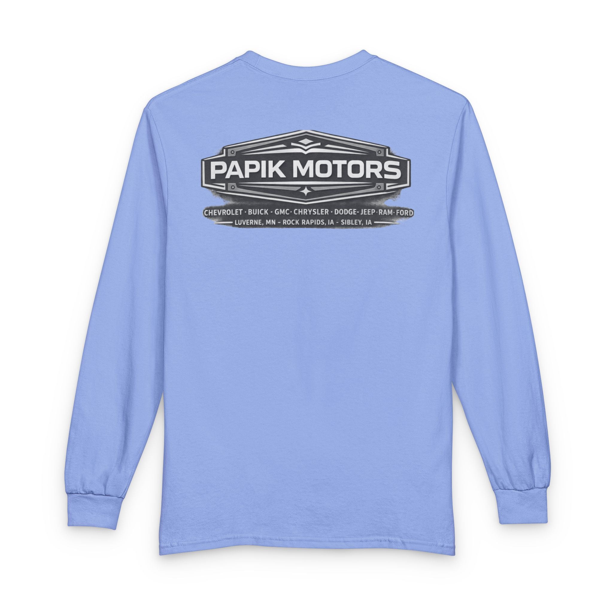 Long Sleeve Tee - Papik Motors Retro - We Make it Easy
