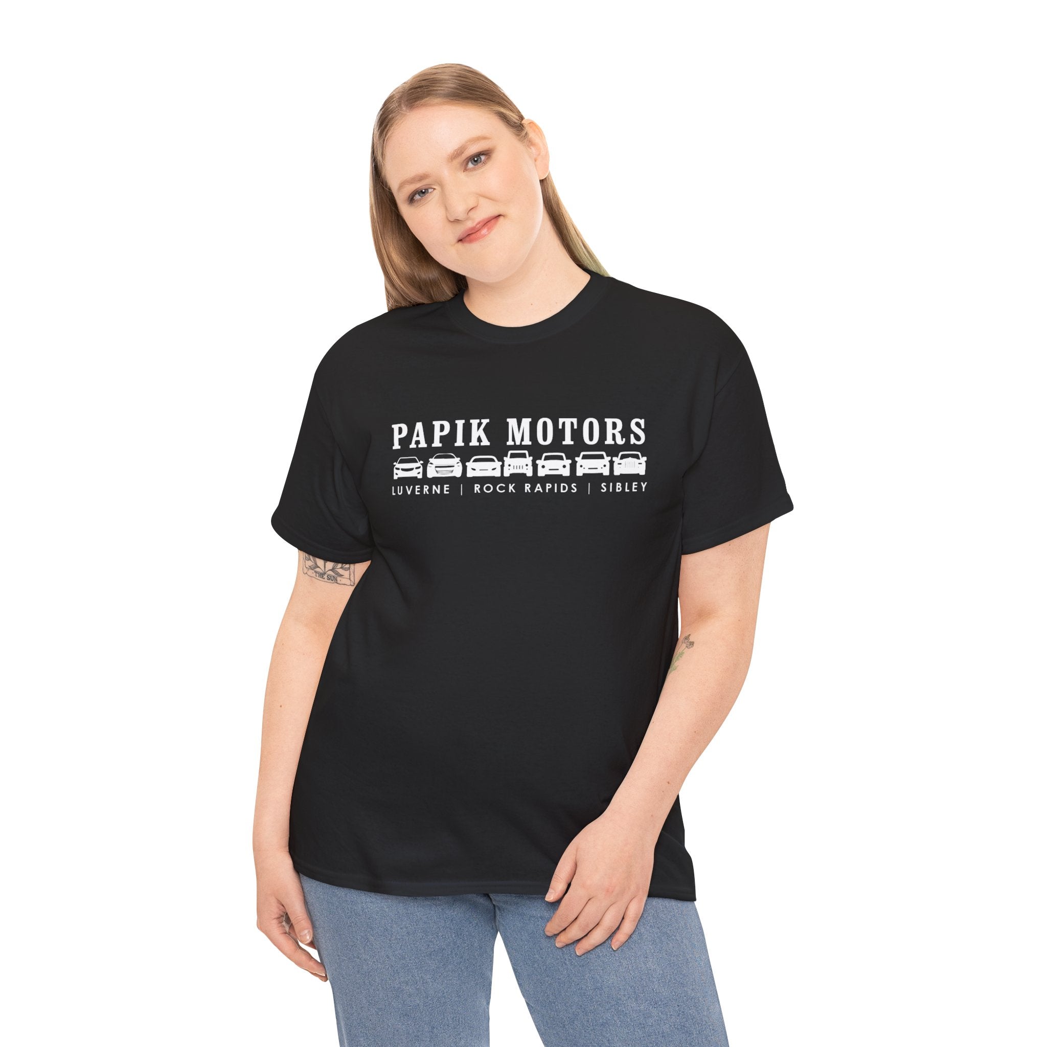 Horizontal Logo Papik T Shirt - Unisex