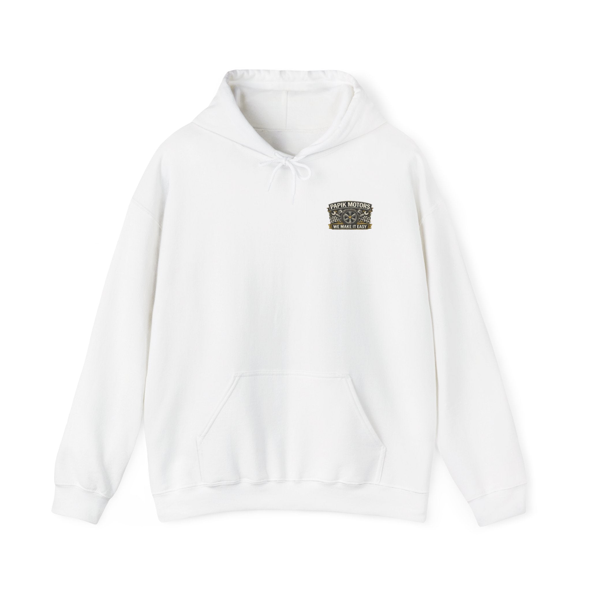 Unisex Hooded Sweatshirt - Heavy Blend - Wheel Design