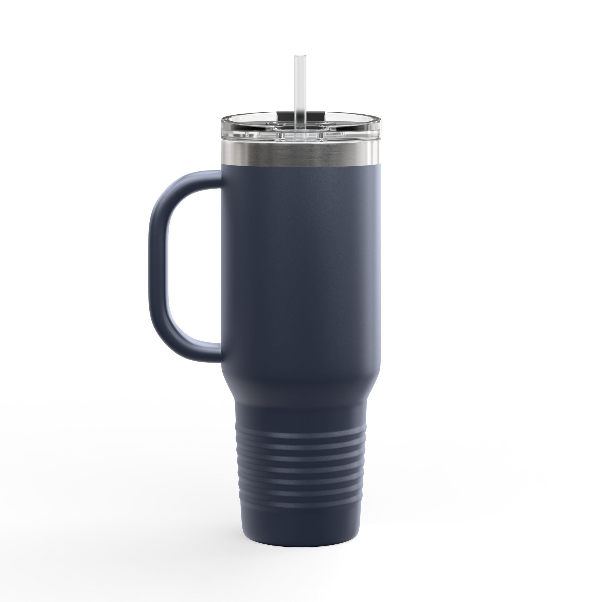 40oz Insulated Travel Mug — Papik Motors Logo Stainless Tumbler with Straw & Handle