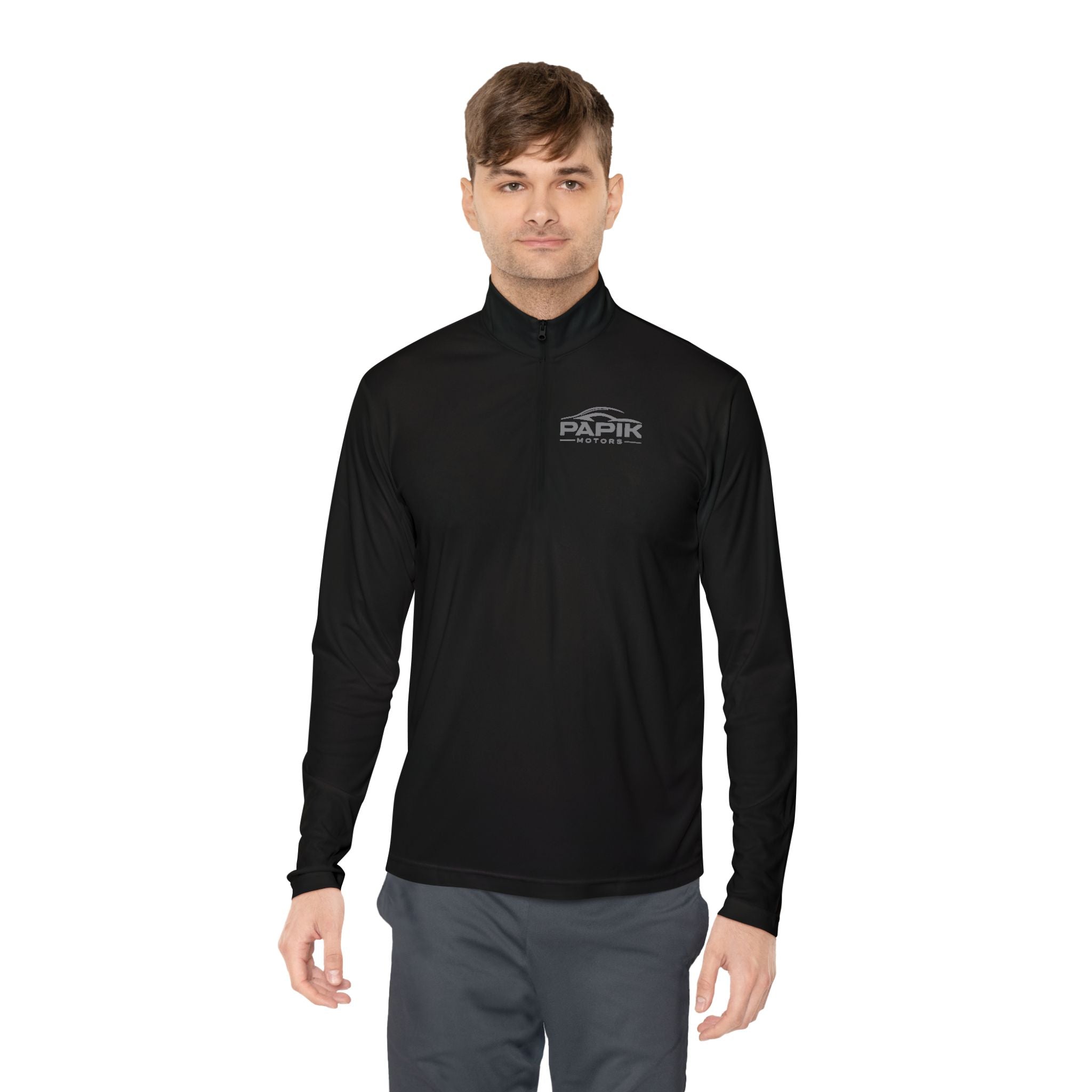 Unisex Quarter-Zip Pullover - (Thin Sport Material)