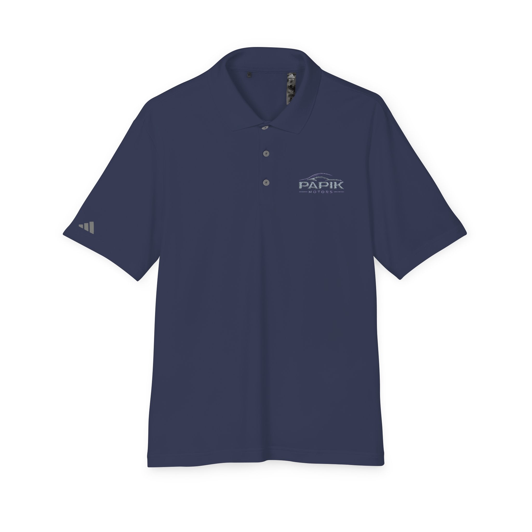 Unisex Adidas Performance Polo - Embroidered (dark colors grey logo)