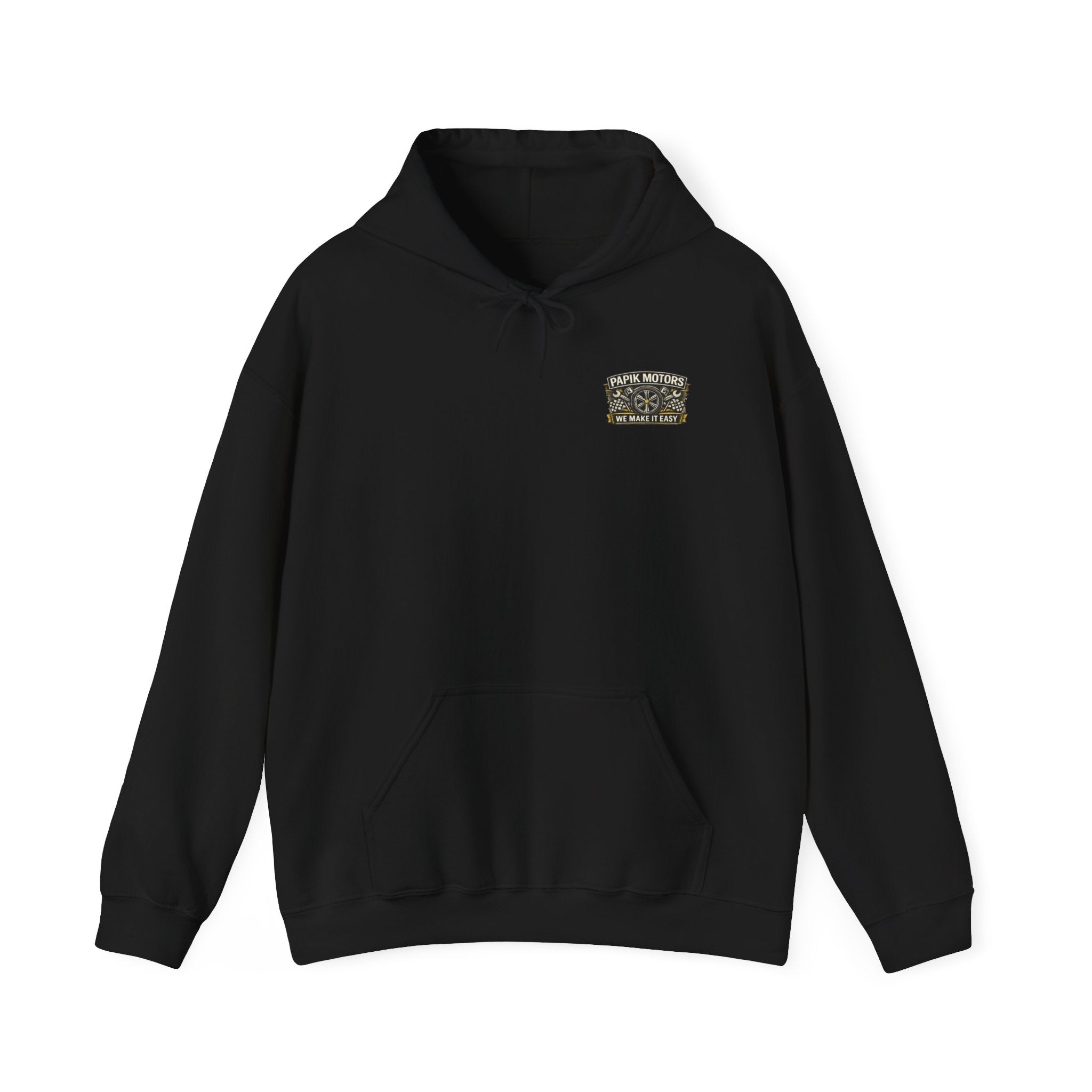 Unisex Hooded Sweatshirt - Heavy Blend - Wheel Design