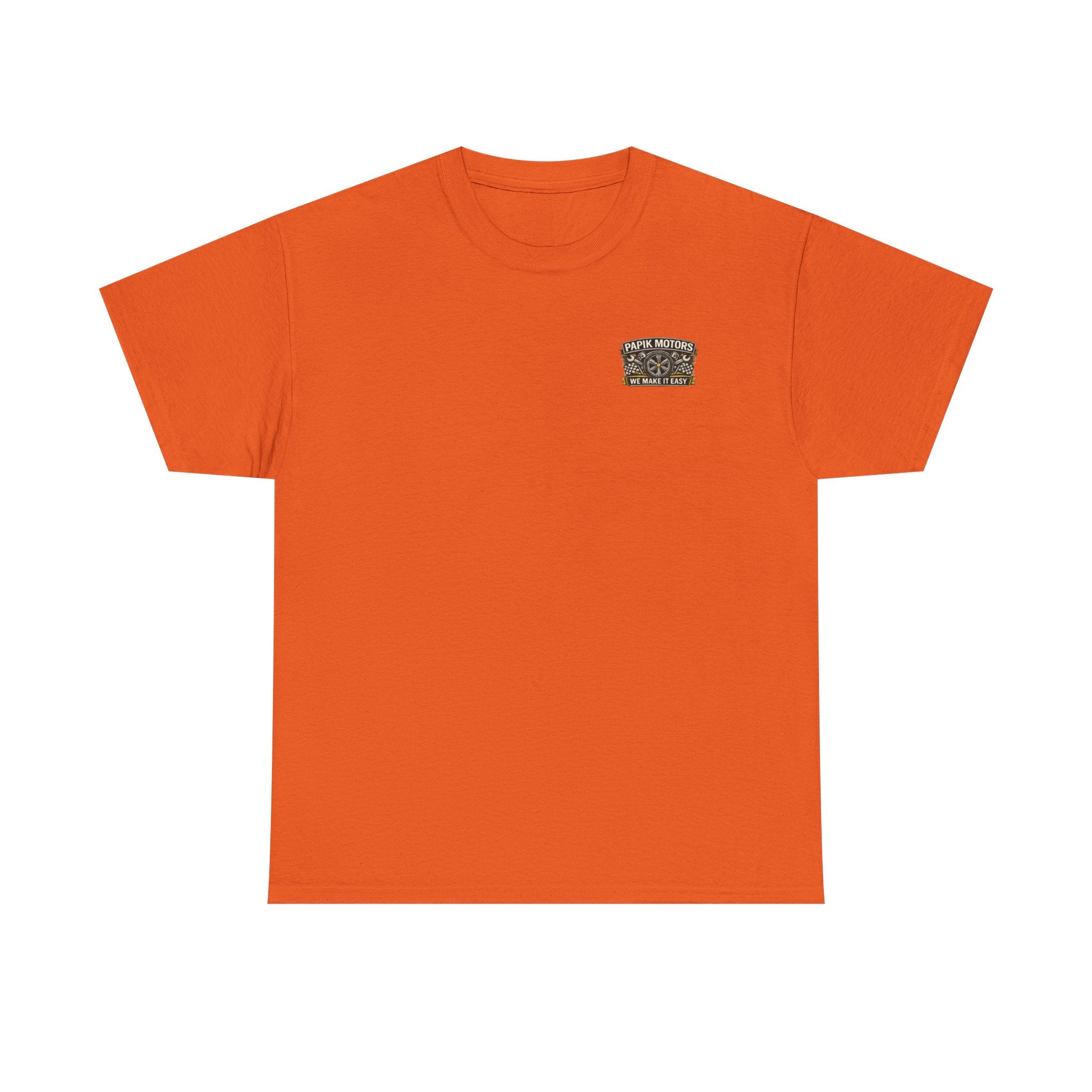 T‑Shirt — Papik Motors "We Make It Easy" Vintage Front and Back T