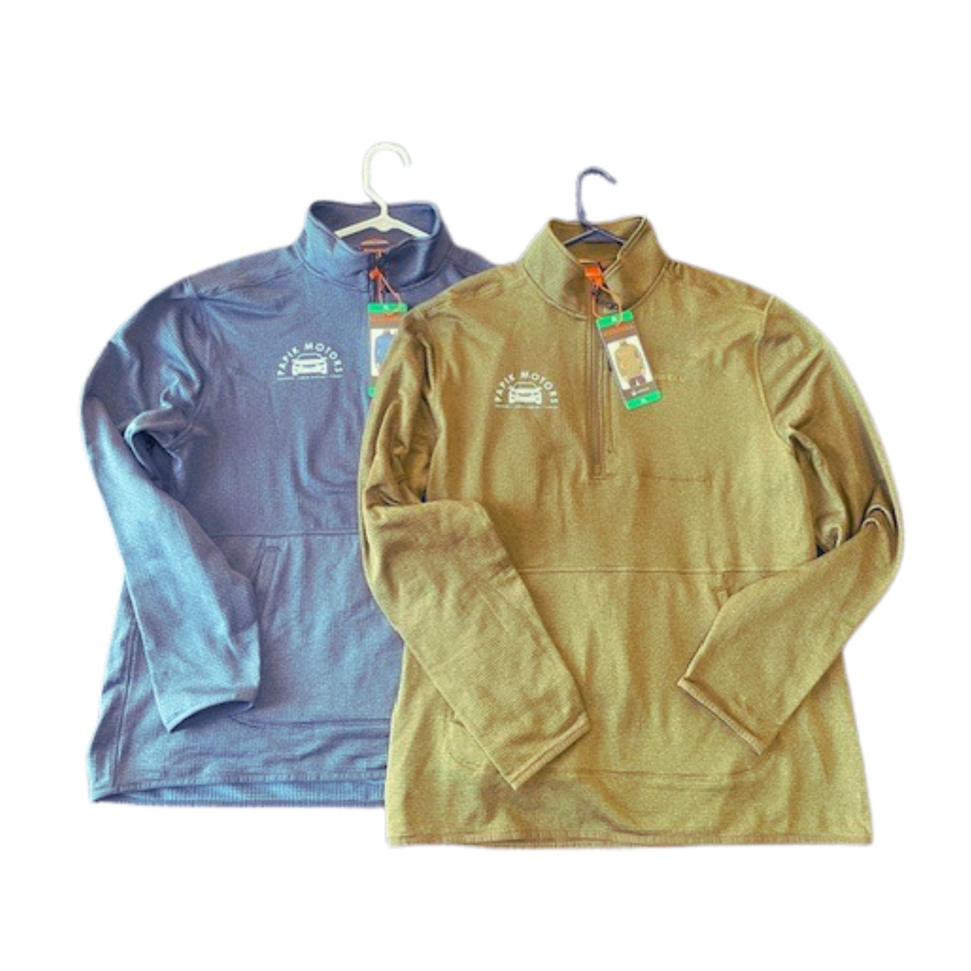 LIMITED OLD STOCK - Merrell Quarter zip pullover- 1 olive green xl, 1 denim blue xl available