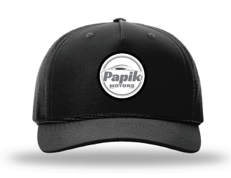 Papik Motors Rope Hat - Richardson 355 Baseball Cap - Performance Mesh Cap